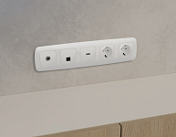 Розетка Ethernet RJ-45 и со шторками, без рамки Ambrella Volt OMEGA MO112005 250_100_2681226