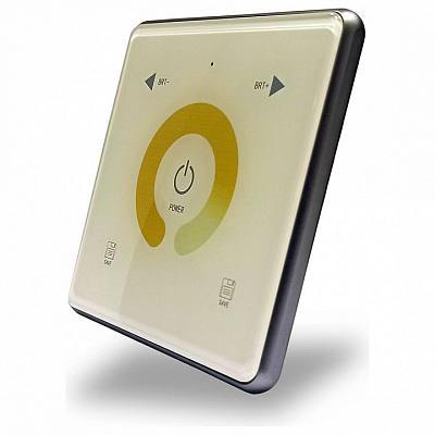 Панель-регулятора ЦТ сенсорная встраиваемая Denkirs Smart DK7200-WH 400_400_2147086