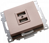Розетка USB type A без рамки Stekker Катрин 39602 250_100_2158335