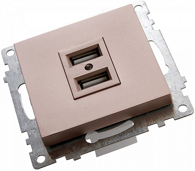 Розетка USB type A без рамки Stekker Катрин 39602 400_400_2158335