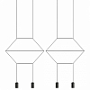 Подвесной светильник Imperiumloft Via Wireflow polyhedral Via01 100_100_2458915