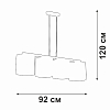 Подвесной светильник Vitaluce V2881 V2881-1/4S 100_100_3084003