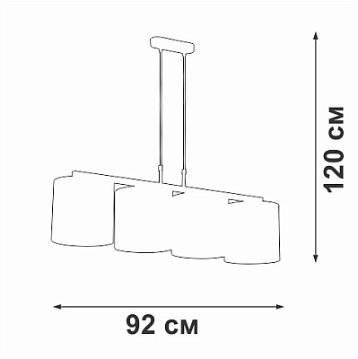 Подвесной светильник Vitaluce V2881 V2881-1/4S 400_400_3084003