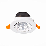 ST211.548.06.24 Св-к встр. Белый LED 1*6W 4000K 480Lm Ra80 24° IP20 D86xH50 220-240V Встраиваемые светильники 250_100_2952135