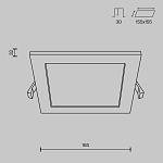 Встраиваемый светильник Technical DL020-6-L12W 250_100_2209262