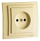 Розетка без заземления Mono Electric Larissa 103-171722-116