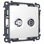 ТВ-розетка и SAT-розетка оконечная без рамки Ambrella Volt ALFA MA133310 500_191_2307973