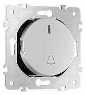 Кнопка звонка для жалюзи с подсветкой без рамки Arte Milano 202 202.37-1.silver 500_191_2290251