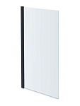 AQ DEL SBA 08015GM Шторка на ванну, одноэлементная, поворотная 800X1500 профиль оружейная сталь, стекло прозрачное 250_100_Array