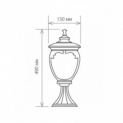 Наземный низкий светильник Elektrostandard Andromeda a027999 400_400_1771212