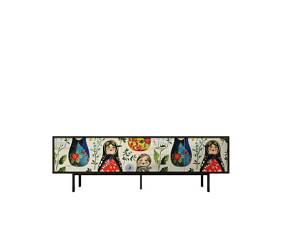 Комод с восемью ящиками "Emerson" Матрешки арт EM03/Art04 400_400_1935601