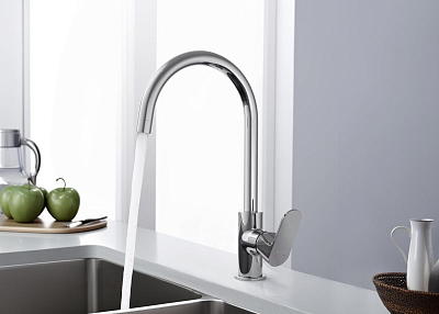 AQ1282CR ОБЕРОН смеситель Смесители для кухни 400_400_2408999