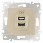 Розетка USB, без рамки Arte Milano am-203 203.46-1.shampan 250_100_2166714