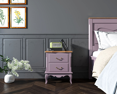 Тумба leontina Lavanda на два ящика арт ST9302/2L 400_400_1939496