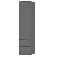 Шкаф-пенал Симпл ПН-17, графит 500_191_2365976