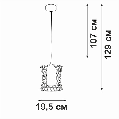 Подвесной светильник Vitaluce V2843 V2843-0/1S 400_400_1820458