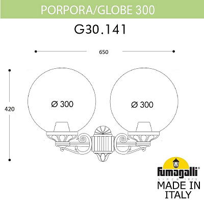 Светильник на штанге Fumagalli Globe 300 G30.141.000.AXE27 400_400_3082338