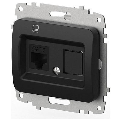 Розетка Ethernet RJ-45 без рамки Elbi Eleсtriс Jazz 607-004800-247 400_400_2194920