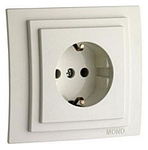 Розетка с заземлением, без рамки Mono Electric Despina / Larissa 500-000121-117 250_100_2162232