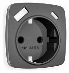 Накладка для розетки с заземлением и со шторками и 2хUSB type A и C Ambrella Volt OMEGA OP6600 250_100_2192399