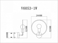 Бра Moderli Sachara V6053-1W 250_100_1965781
