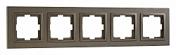 Рамка на 5 постов Mono Electric Style Aluminium 107-810000-164 250_100_2162811