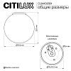 Накладной светильник Citilux RON CL941D25B1 100_100_3077589
