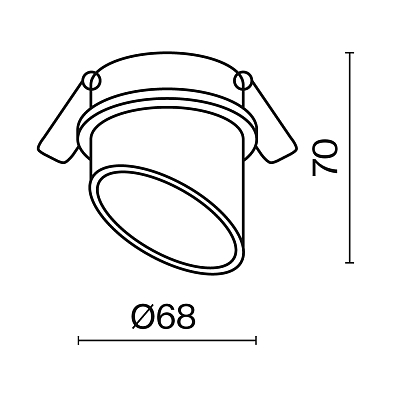 Встраиваемый светильник Technical DL044-01-GU10-B 400_400_2438283