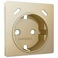 Накладка для розетки с заземлением и со шторками и 2хUSB type С Ambrella Volt ALFA AP6105 500_191_2307929