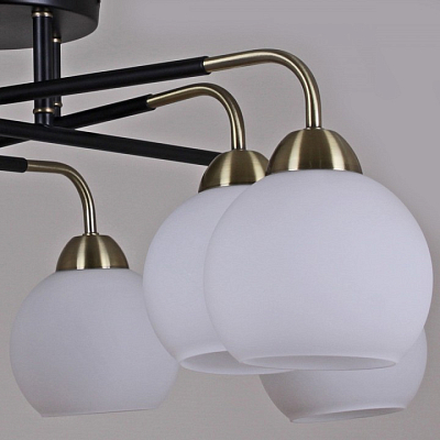 Потолочная люстра ILLUMICO  IL0252-8CSQ-79 BK AB 400_400_2038220