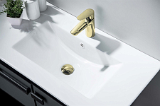 AQ6002PG сливной набор для раковины Push-open с переливом, крышка круглая, полир. золото 250_100_2413806
