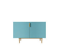 Комод с двумя дверками "Line" LN01/GR1/blue 250_100_Array