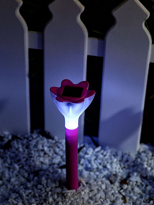 Наземный низкий светильник Uniel Pink Crocus UL-00001762 400_400_2382015