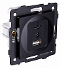 Розетка 2хUSB type A и C без рамки Kollinger  REA-037BK 100_100_3123507