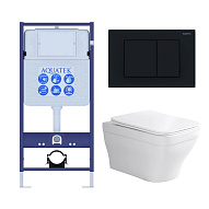 Set AQUATEK АМАДЕО (рама AQUATEK Standard INS-0000012 с звукоиз.прокладкой+крепеж KKI-0000002+кнопкаKDI-0000012+унитаз АМАДЕО AQ1163-00+крышка-сиденье 500_191_3226746
