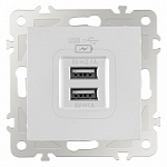 Розетка USB, без рамки Arte Milano am-206 206.46-1.silver 250_100_2167506