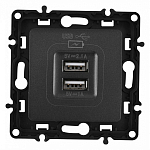 Розетка USB, без рамки Arte Milano am-217 217.46-1.black 250_100_2167895