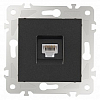 Розетка Ethernet RJ-45 без рамки Arte Milano am-203 203.45-1.black 100_100_2302548
