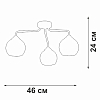 Потолочная люстра Vitaluce V3096 V3096-9/3PL 100_100_1819534