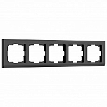 Рамка на 5 постов Werkel Stark (черный) W0051808 250_100_Array