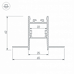 Профиль встраиваемый Arlight SL-COMFORT 033275 250_100_1892511