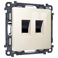 Розетка двойная Ethernet RJ-45 без рамки Ambrella Volt ALFA MA312110 500_191_2307982