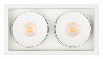 Встраиваемый светильник Arlight CL-SIMPLE-S148x80-2x9W Day4000 (WH, 45 deg) 028150 500_191_3146365