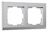Рамка на 2 поста Werkel Stark (серебряный матовый) W0021865 100_100_2130600