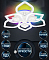 Потолочная люстра Seven Fires Dzhena SF5050/10C-WT-RGB