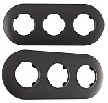Рамка на 3 поста Arte Milano am-502.08 502.08-3.black 250_100_Array
