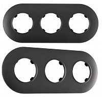 Рамка на 3 поста Arte Milano am-502.08 502.08-3.black 500_191_2302962