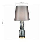 SL1005.104.01 Прикроватная лампа ST-Luce Дымчатый,Латунь/Серый E27 1*40W САЙЯ 250_100_2955897