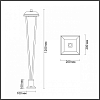 Наземный высокий светильник Odeon Light Bearitz 6655/12GA3 100_100_1730618