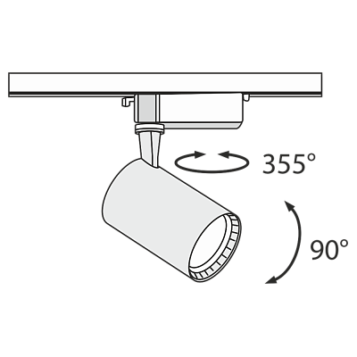 Трековый светильник Technical TR003-1-12W4K-B 400_400_2853564